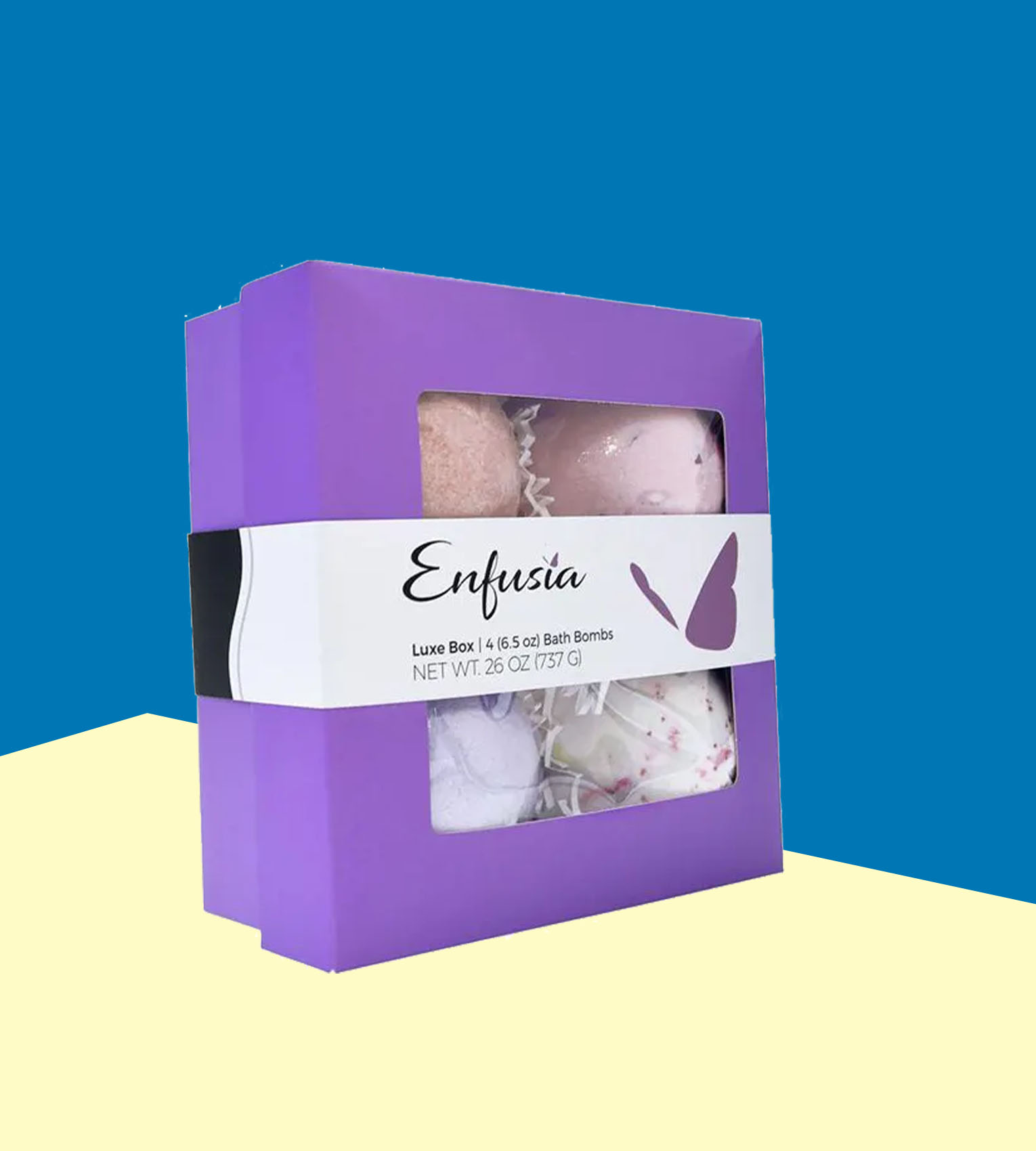 Custom Bath Bomb Boxes with window